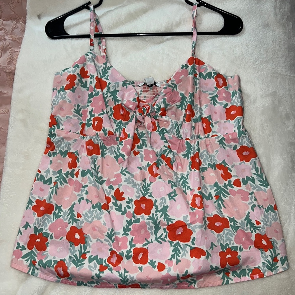 Walmart, size S, floral tank